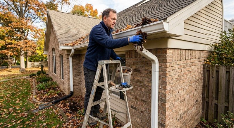Downspout Snaking in Richmond, VA