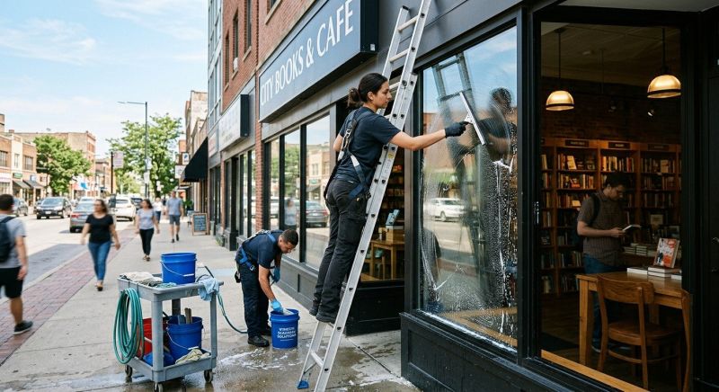 Strip Mall Window Cleaning in Denver County, CO