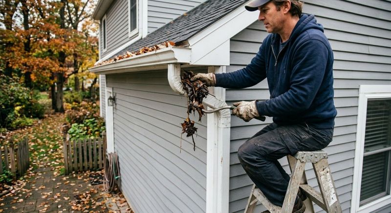 Clogged Gutter Clearing in Frederick, MD