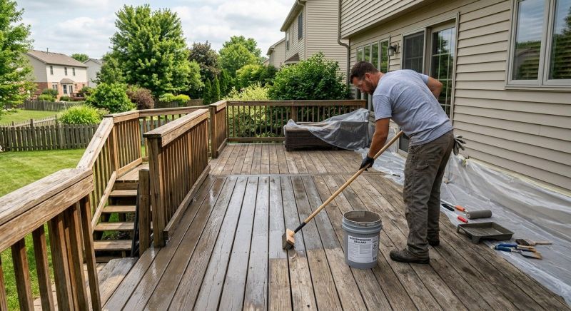 Concrete Deck Sealing in Bellevue, WA