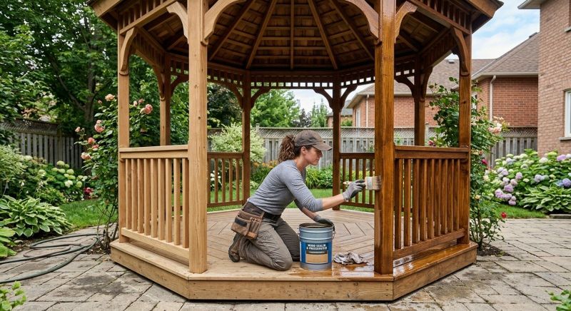 Gazebo Sealing in Kitsap County, WA