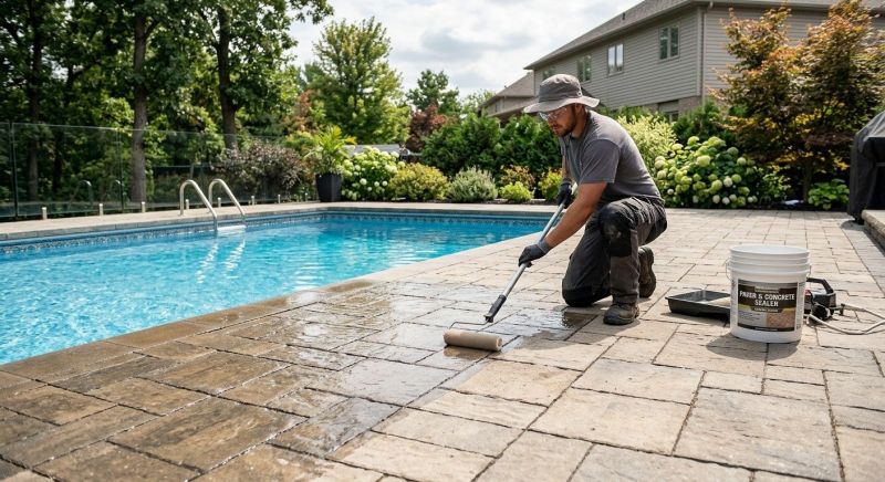 Pool Patio Sealing in Renton, WA